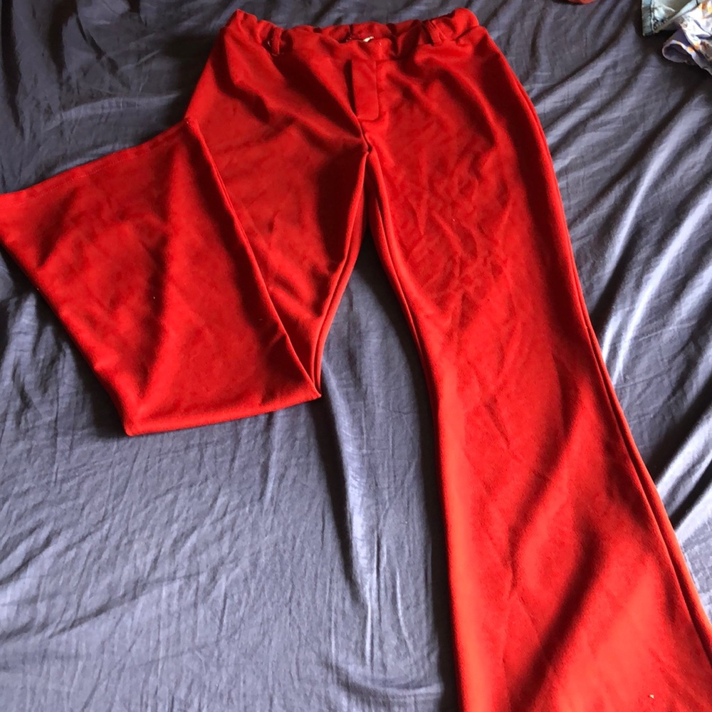 Cinnamon tight bell bottom pants